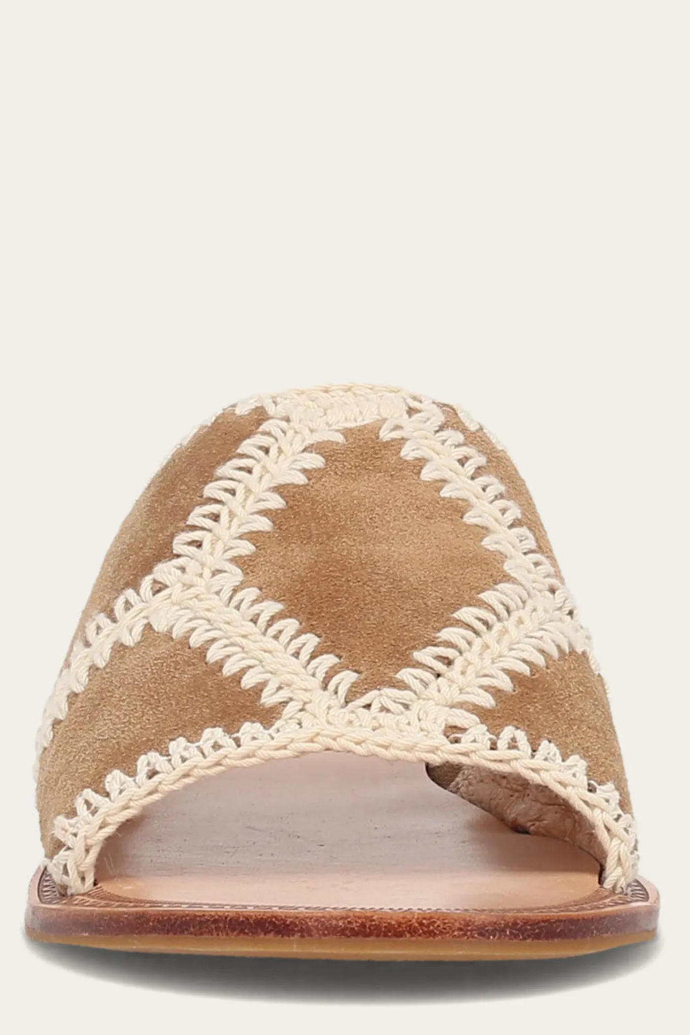 Ava Crochet Slide