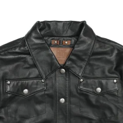 Black Leather Shirt