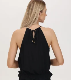 Crochet Halter Neck Top
