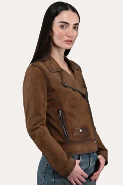 Dark Taupe Biker Jacket
