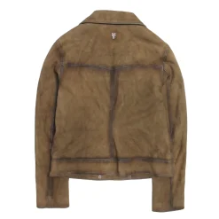 Dark Taupe Biker Jacket