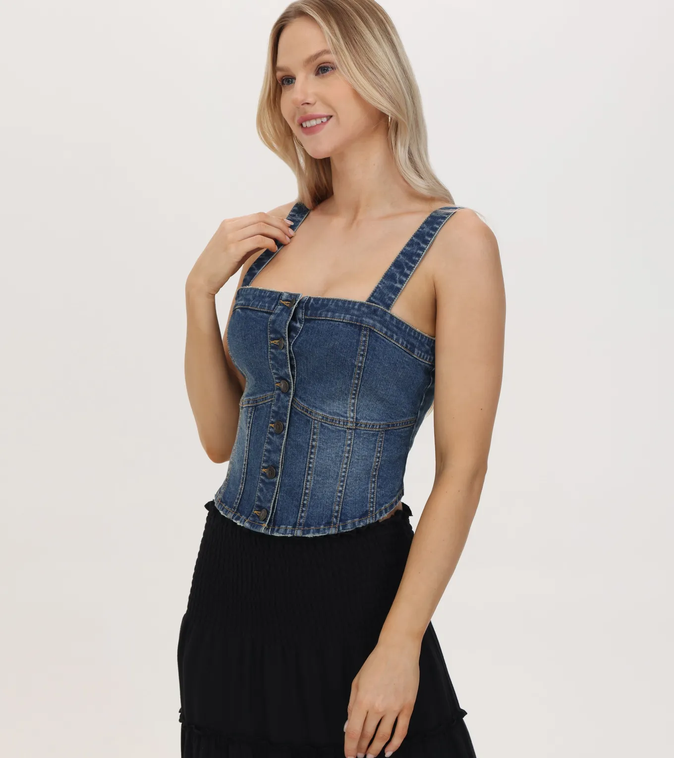 Denim Bustier