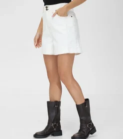 High Waisted Belted Short
