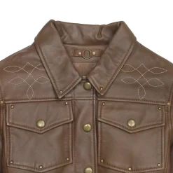 Medium Brown Trucker Jacket