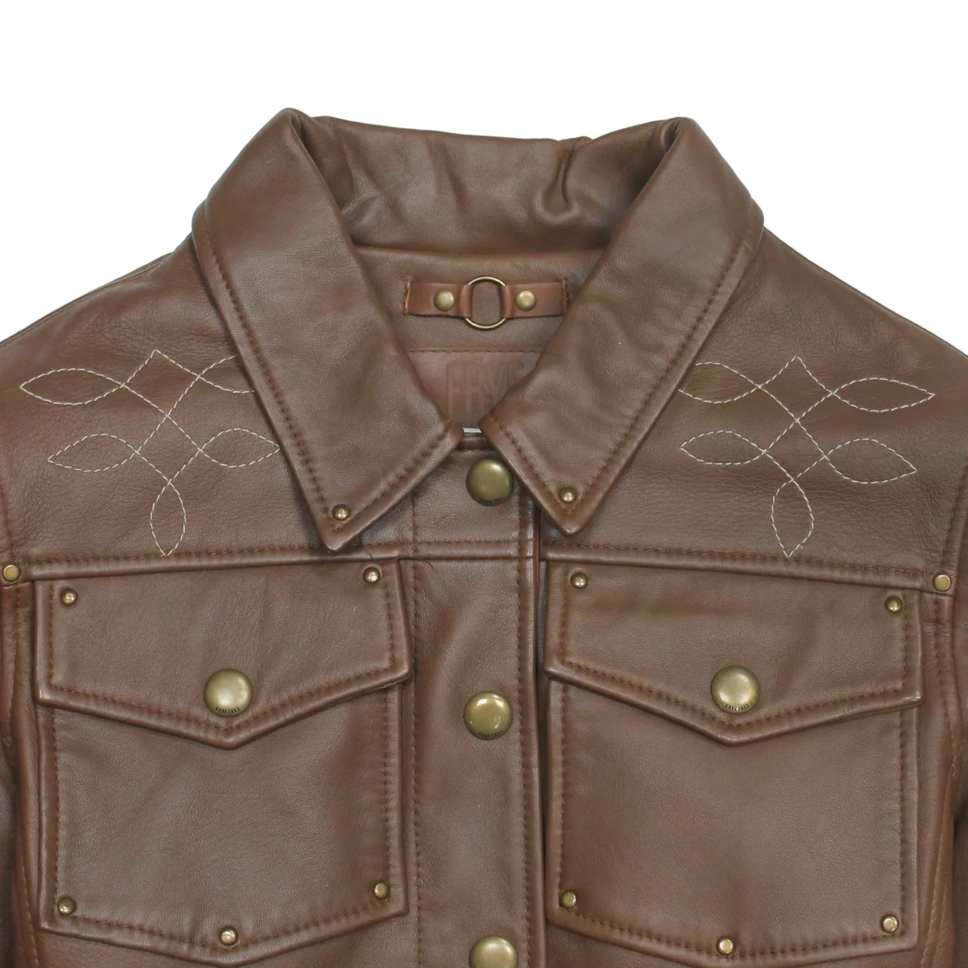 Medium Brown Trucker Jacket