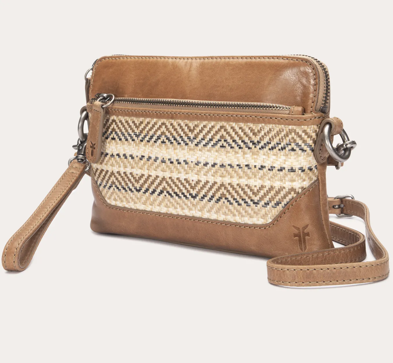 Melissa Straw Crossbody Wristlet