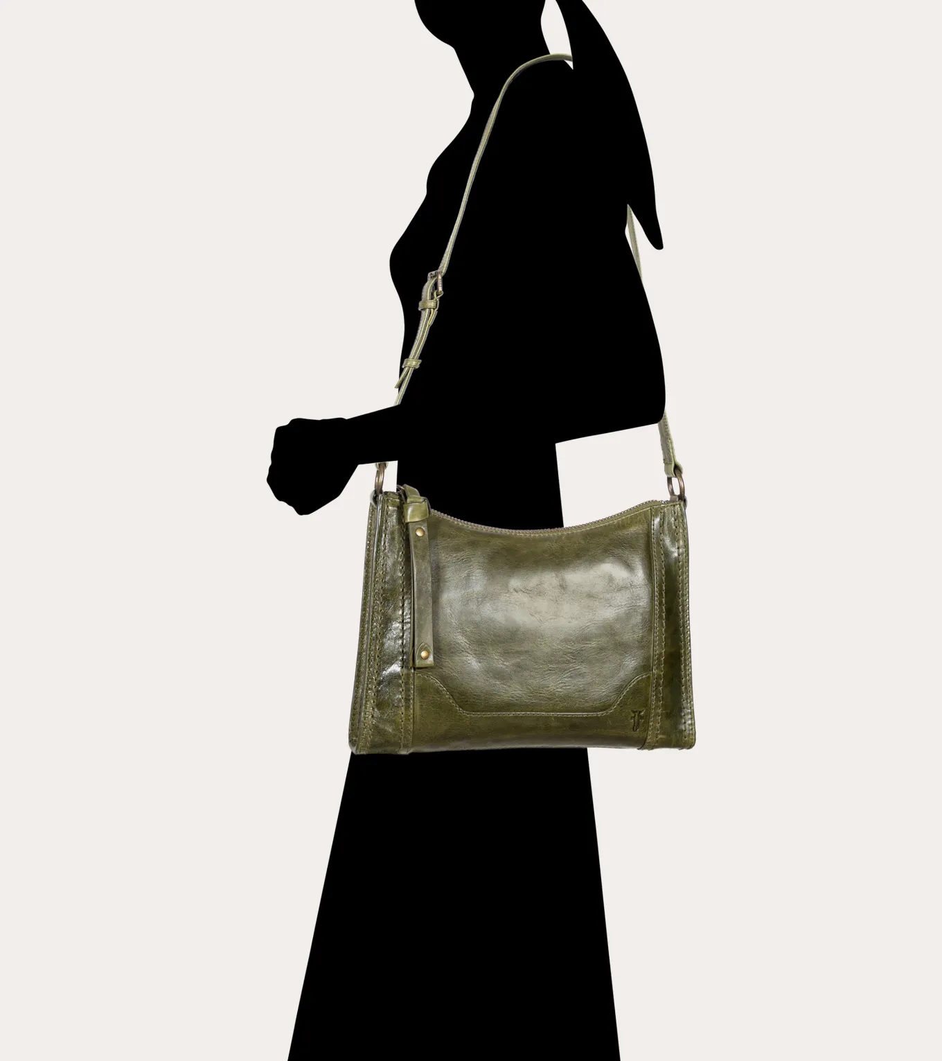 MELISSA ZIP CROSSBODY