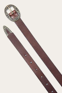 21mm Logo Western Center Bar Belt
