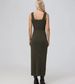 Open Stitch Maxi Sweater Dress