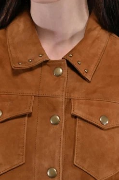 Oxblood Fringed Jacket