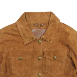 Oxblood Fringed Jacket