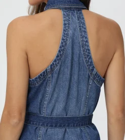 Racerback Denim Dress