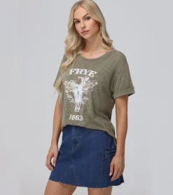 Rolled Cuff Graphic Tee