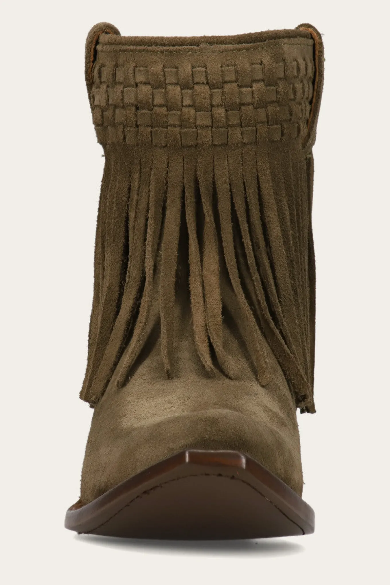 Sacha Short Fringe Bootie