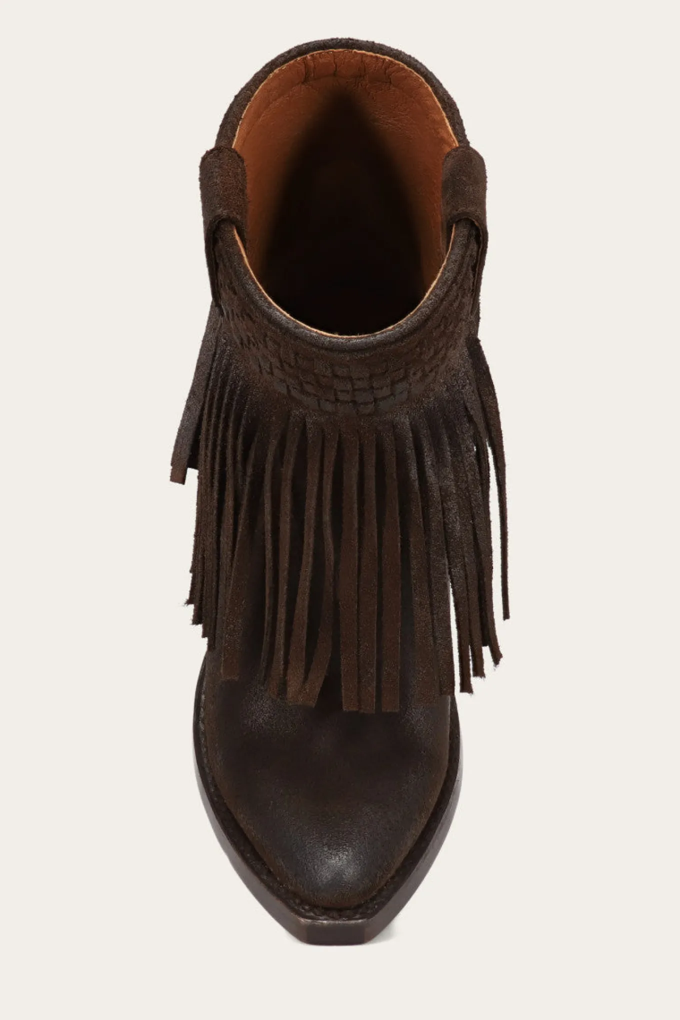 Sacha Short Fringe Bootie