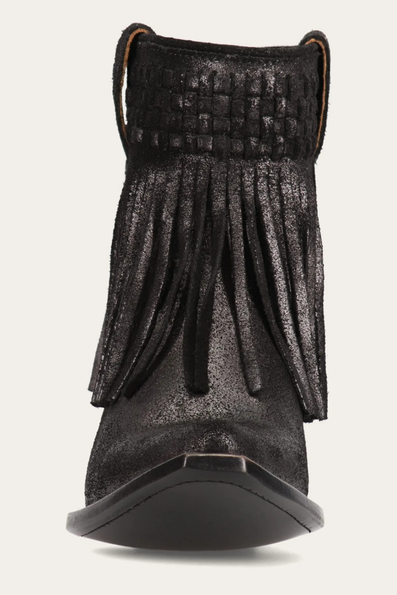 Sacha Short Fringe Bootie