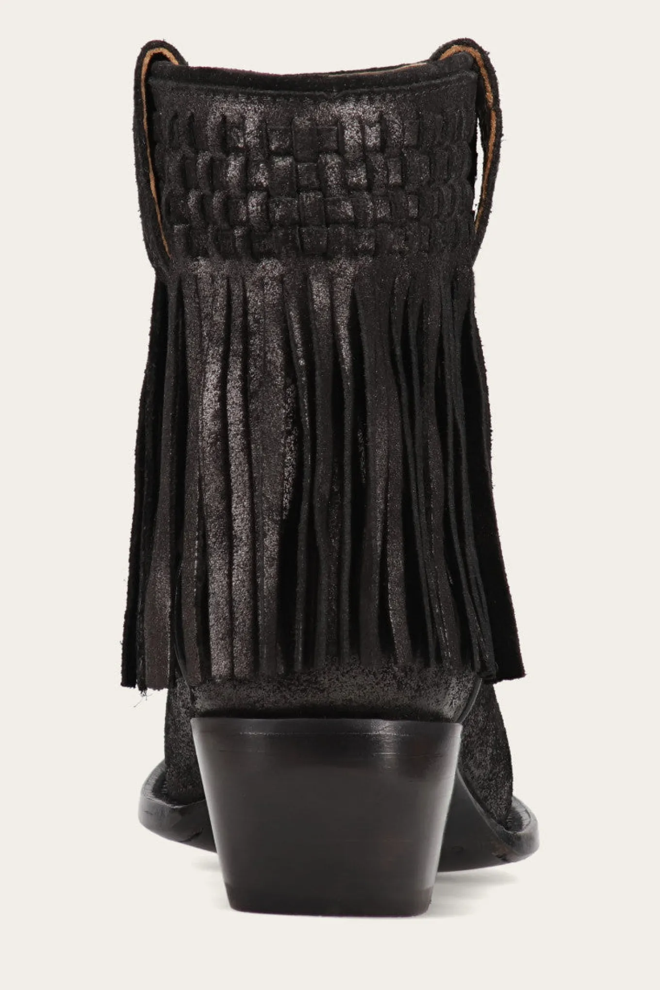 Sacha Short Fringe Bootie