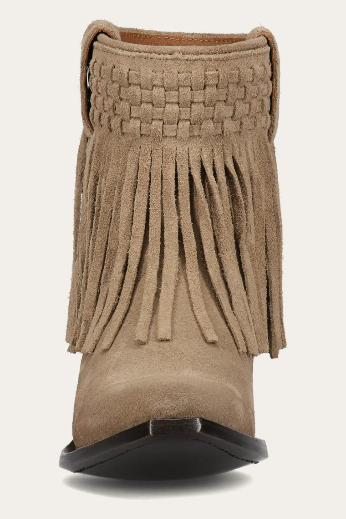 Sacha Short Fringe Bootie