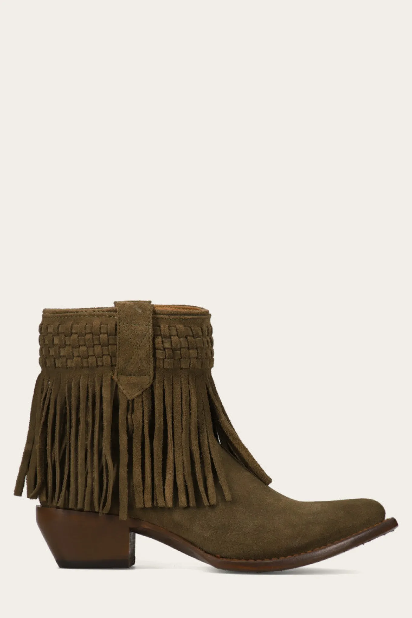Sacha Short Fringe Bootie